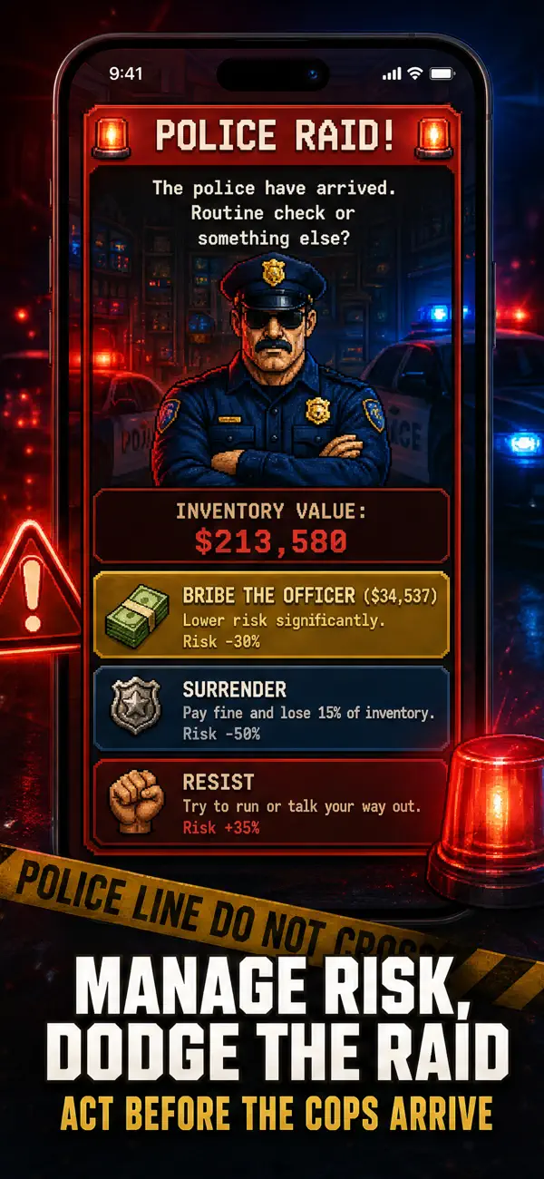 Growing the luxury shop through tiers in the Lux Broker tycoon game